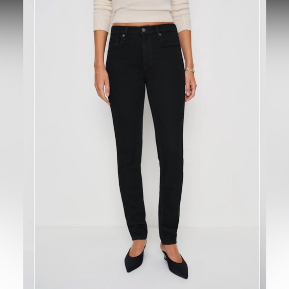 Reformation Christina Mid Rise Super Stretch Skinny Jeans - Picture 2 of 3
